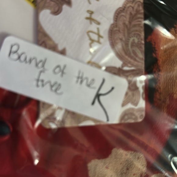 BAND OF THE FREE Dolly red floral puff sleeve woman mini bohemian dress NWT M - Picture 14 of 14